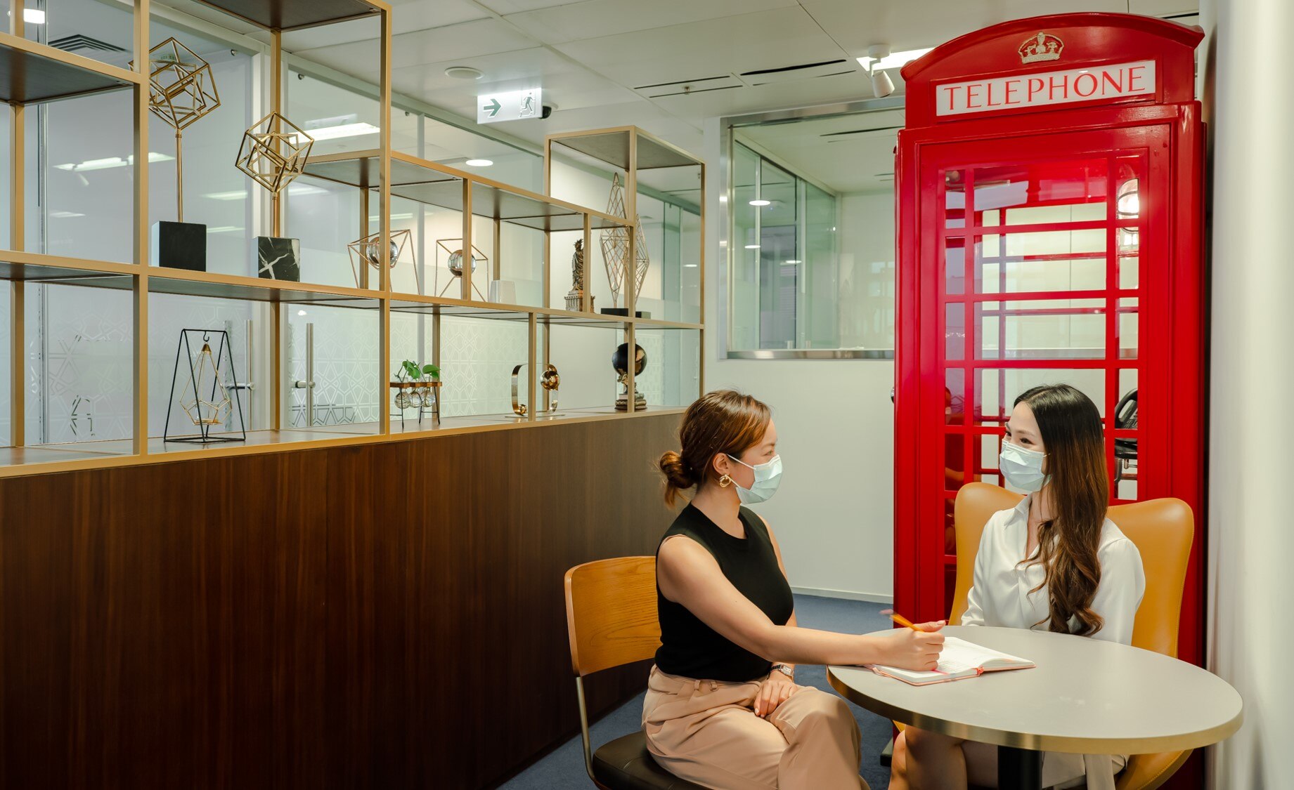 People meeting in a Serviced Office